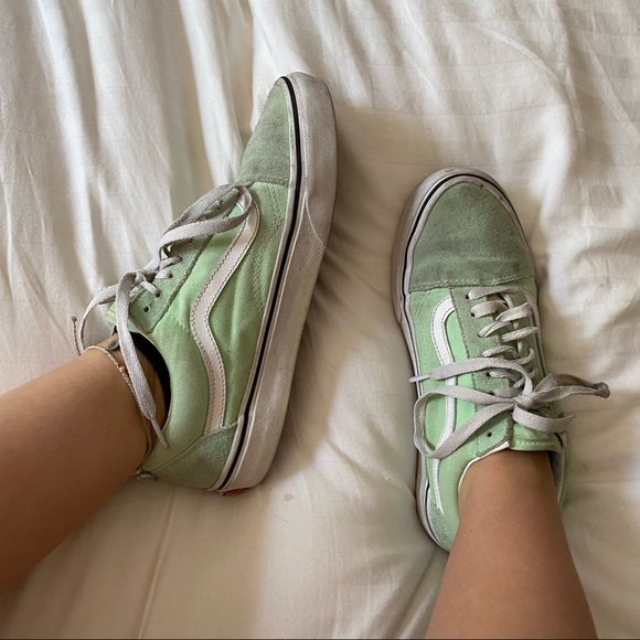 Vans Shoes - Mint Green Old Skool Vans